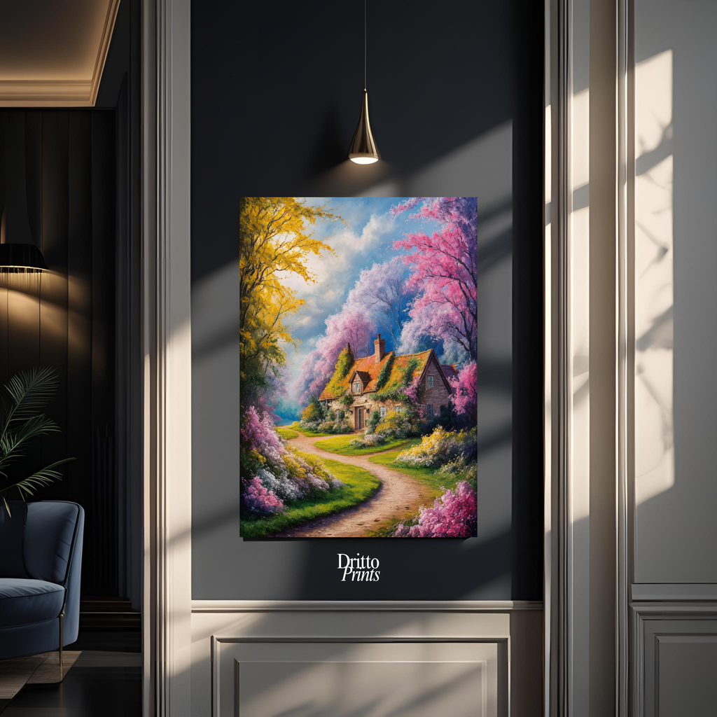 (CD2) Cottage in Bloom - Canvas