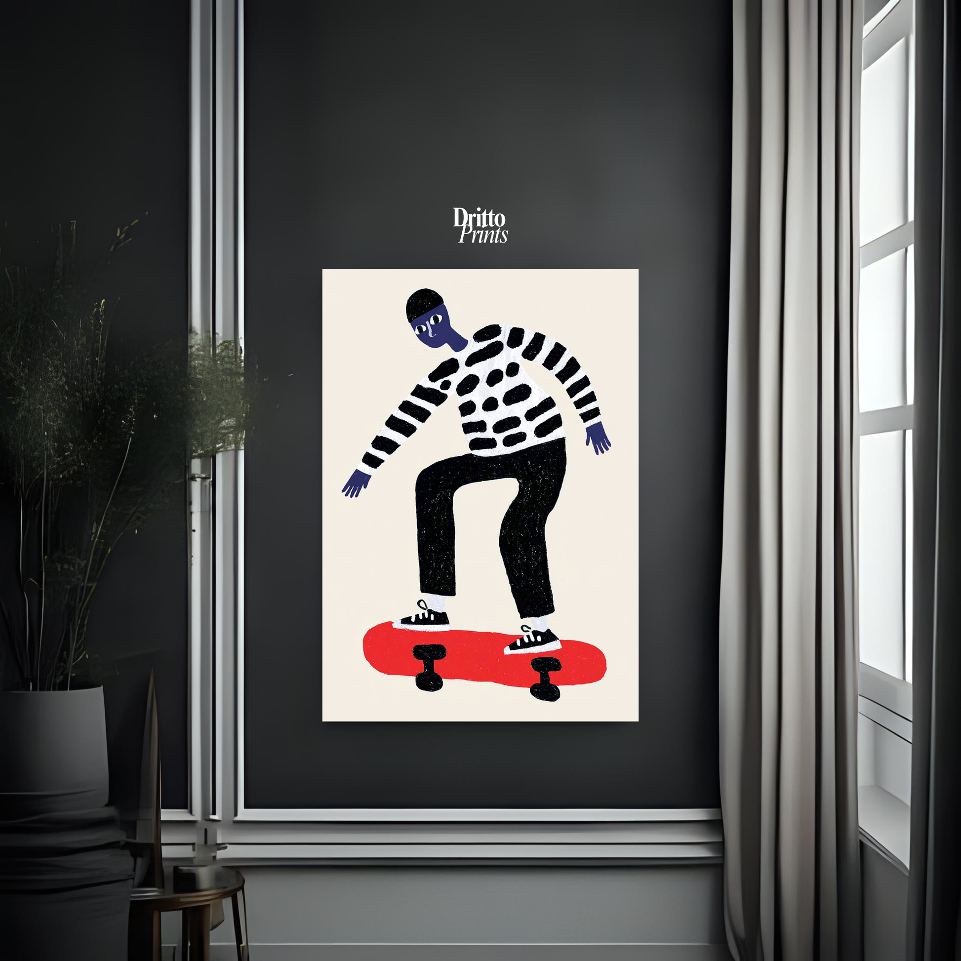 (PD40) Below the Board - Poster
