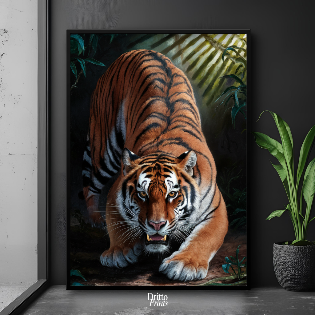 (FD11) Coiled Majesty - Framed matte paper poster