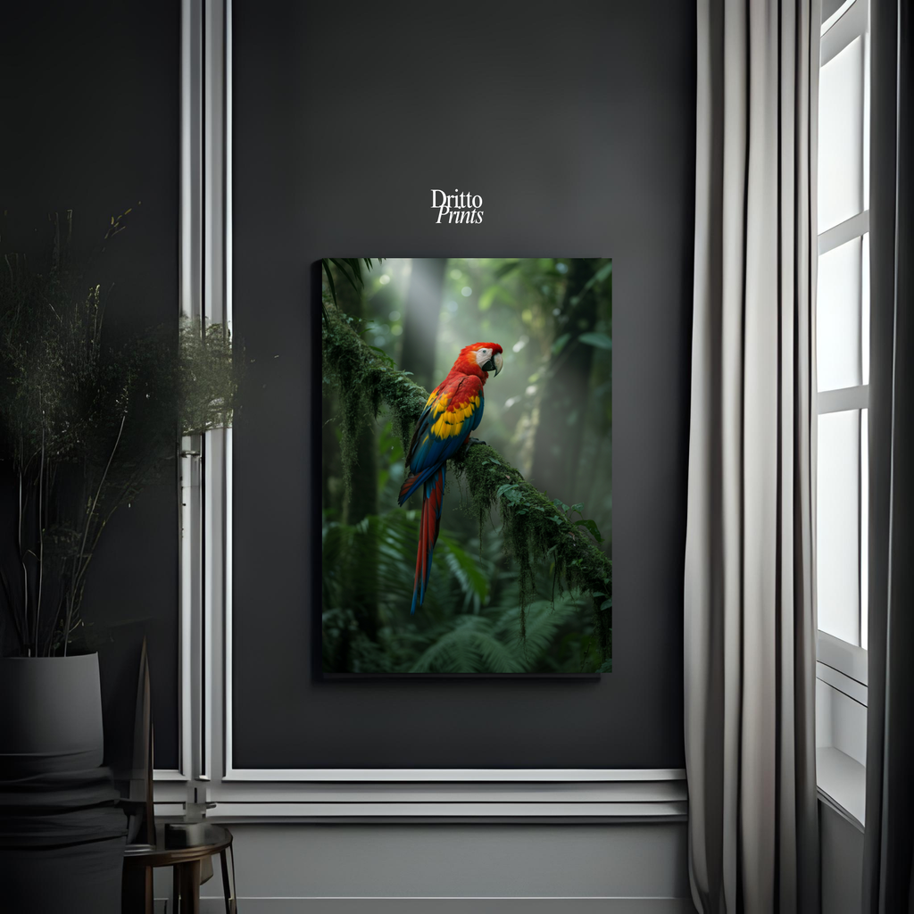 (CF1) Heart of the Rainforest - Framed canvas