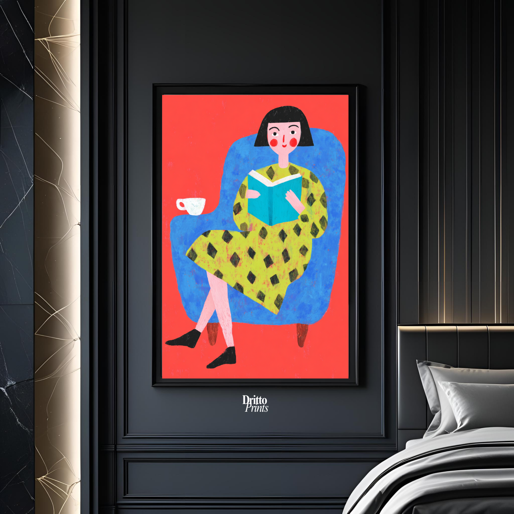 (FD46) A Moment with a Story - Framed matte paper poster