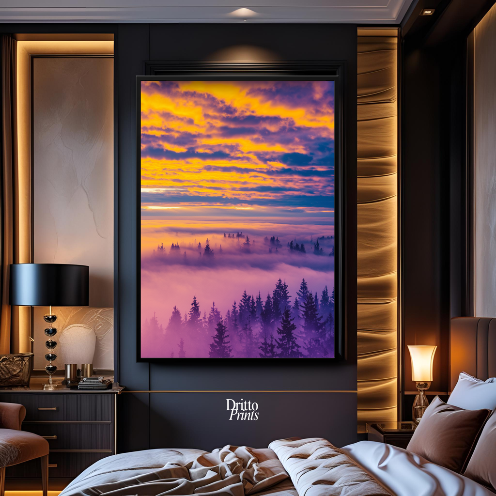 (FD13) Light Between Worlds - Framed matte paper poster