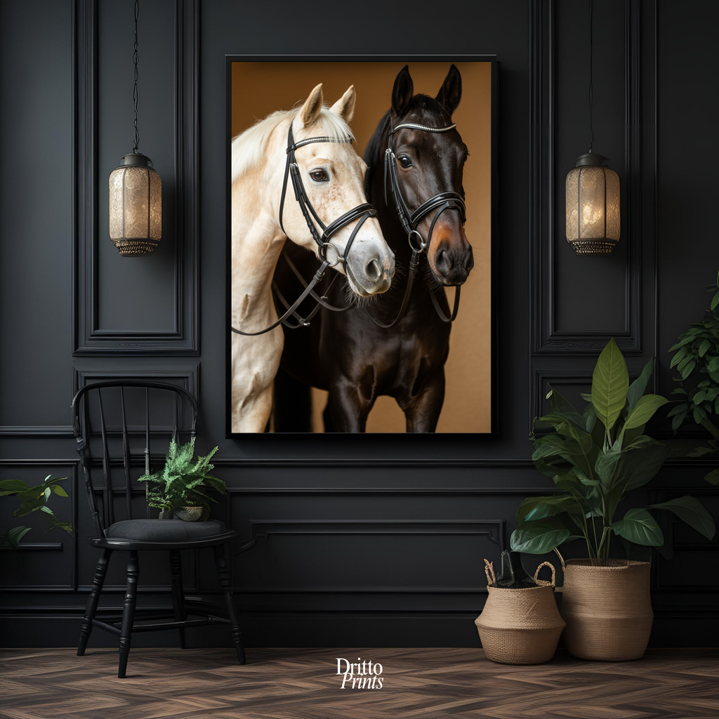 (FD22) Harmony in Contrast - Framed matte paper poster