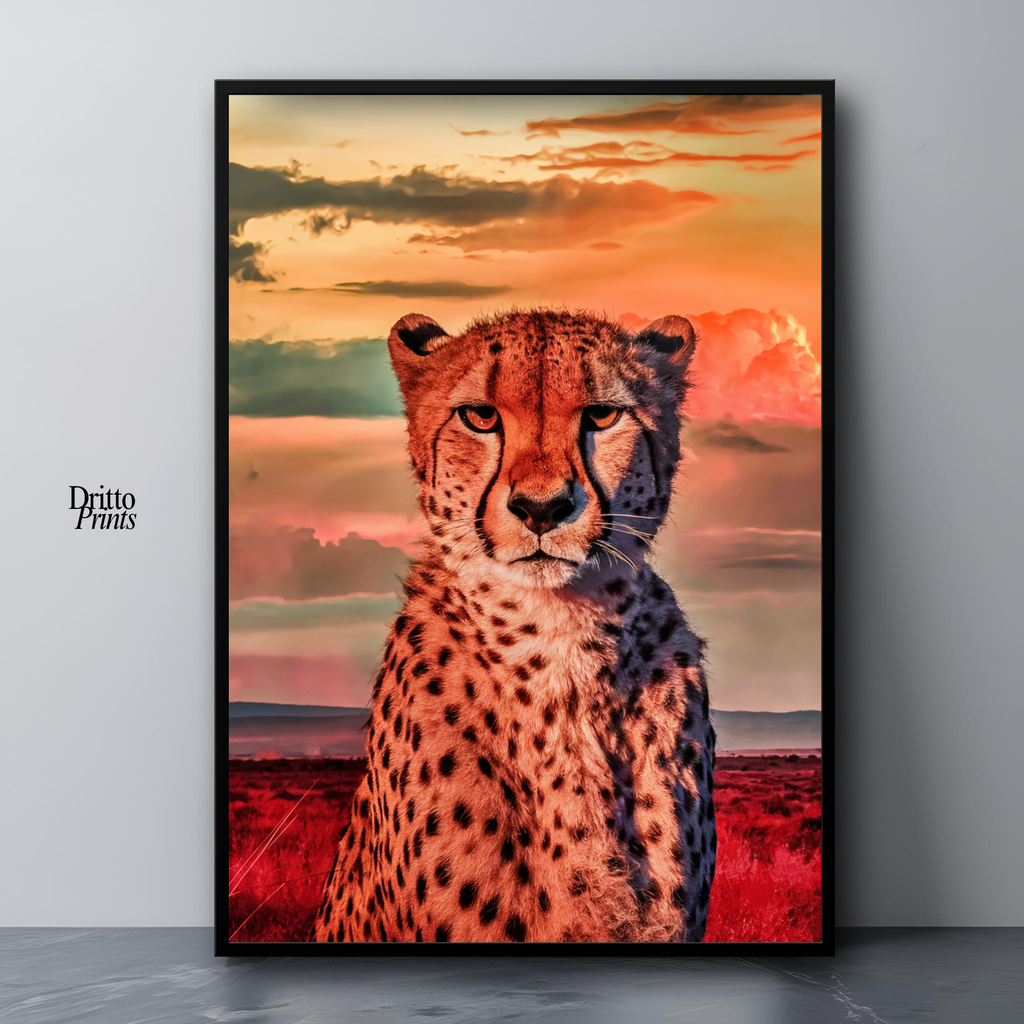 (FD12) Speed & Sky - Framed matte paper poster