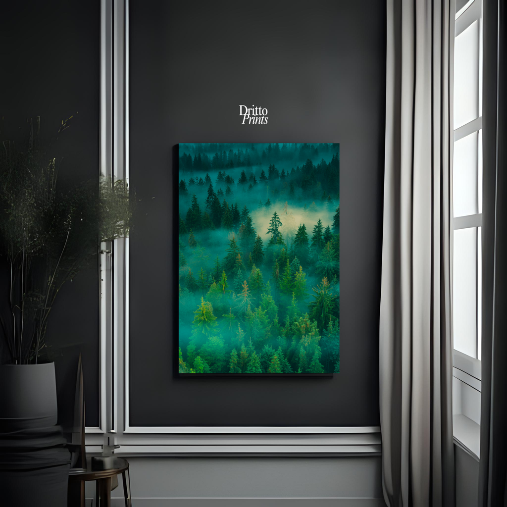 (CD4) Into the Morning Mist - Canvas