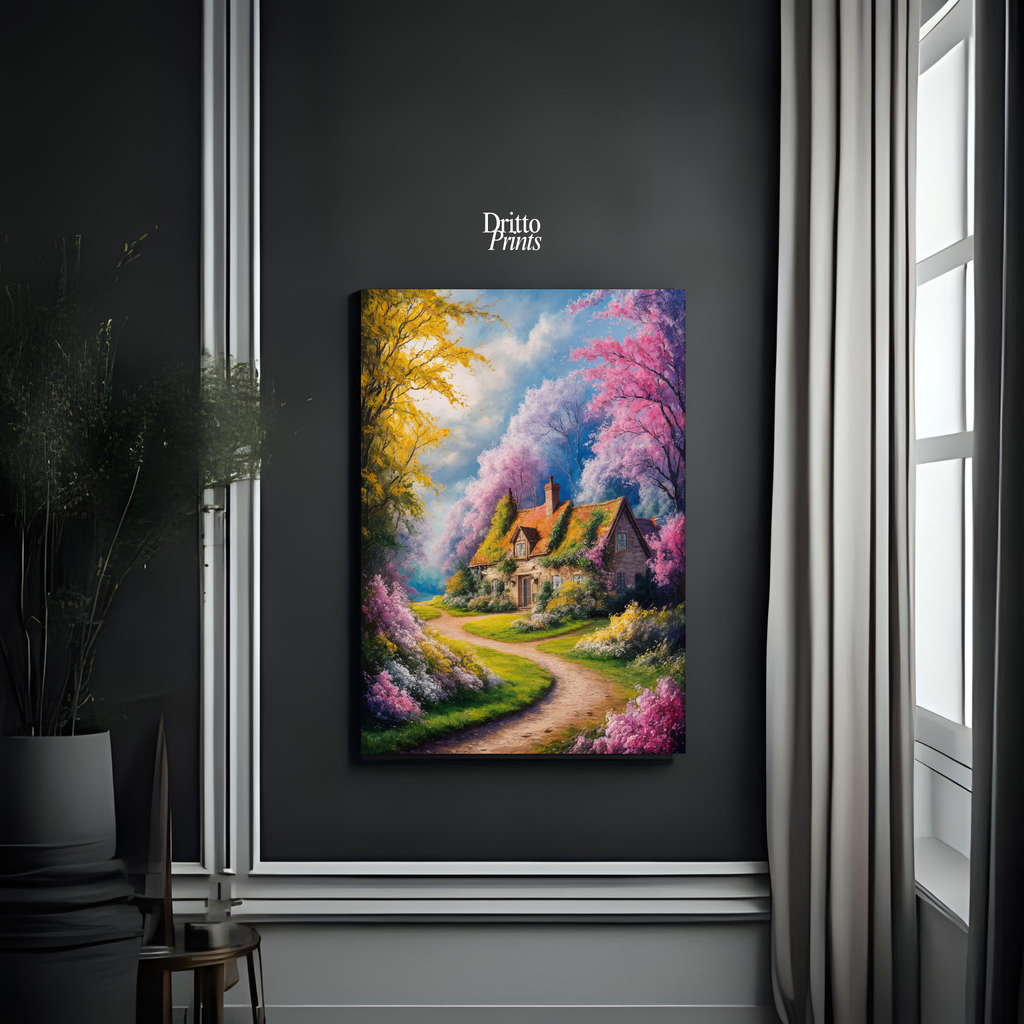 (CD2) Cottage in Bloom - Canvas