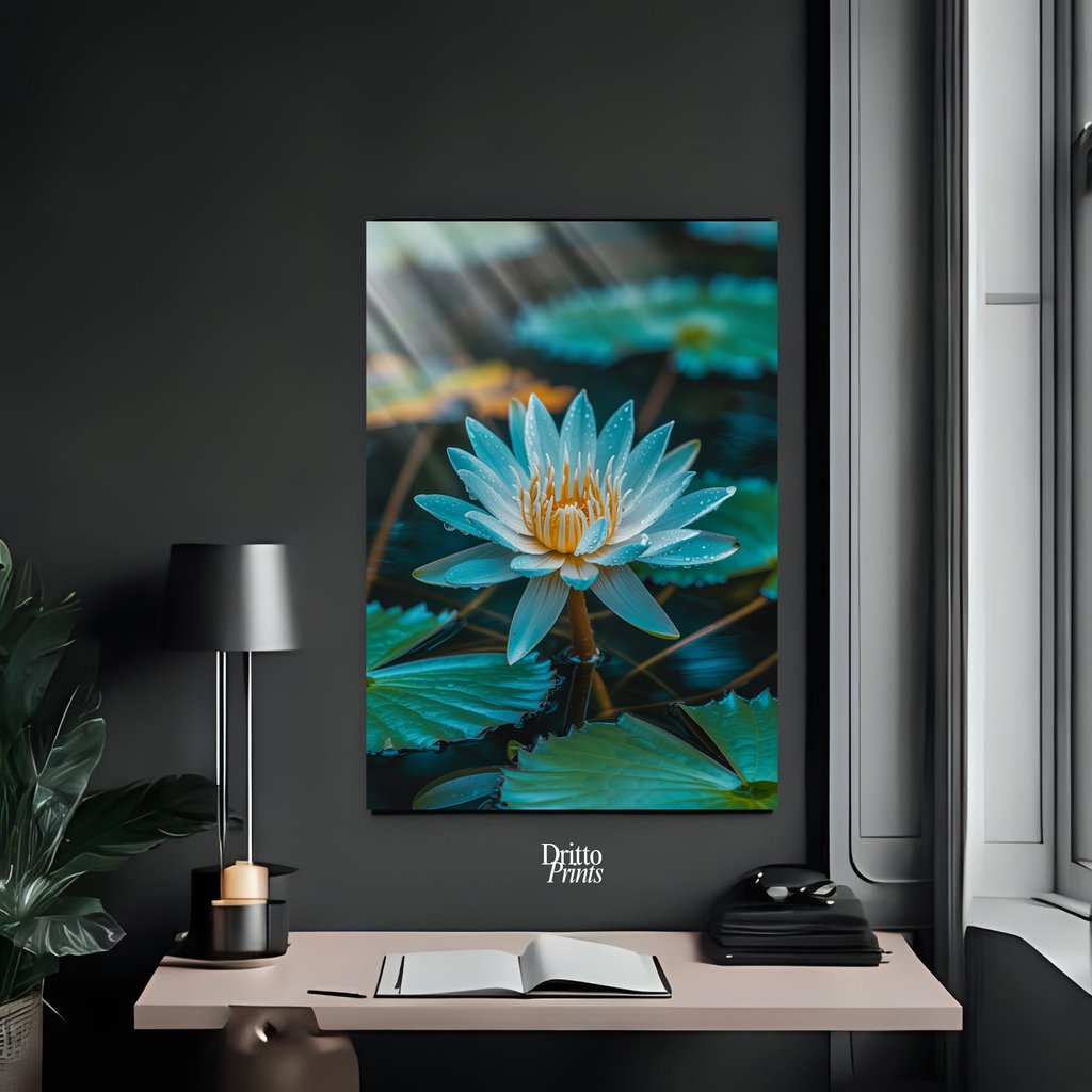 (CD5) Tranquil Water Lily - Canvas