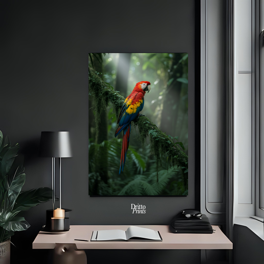 (CF1) Heart of the Rainforest - Framed canvas