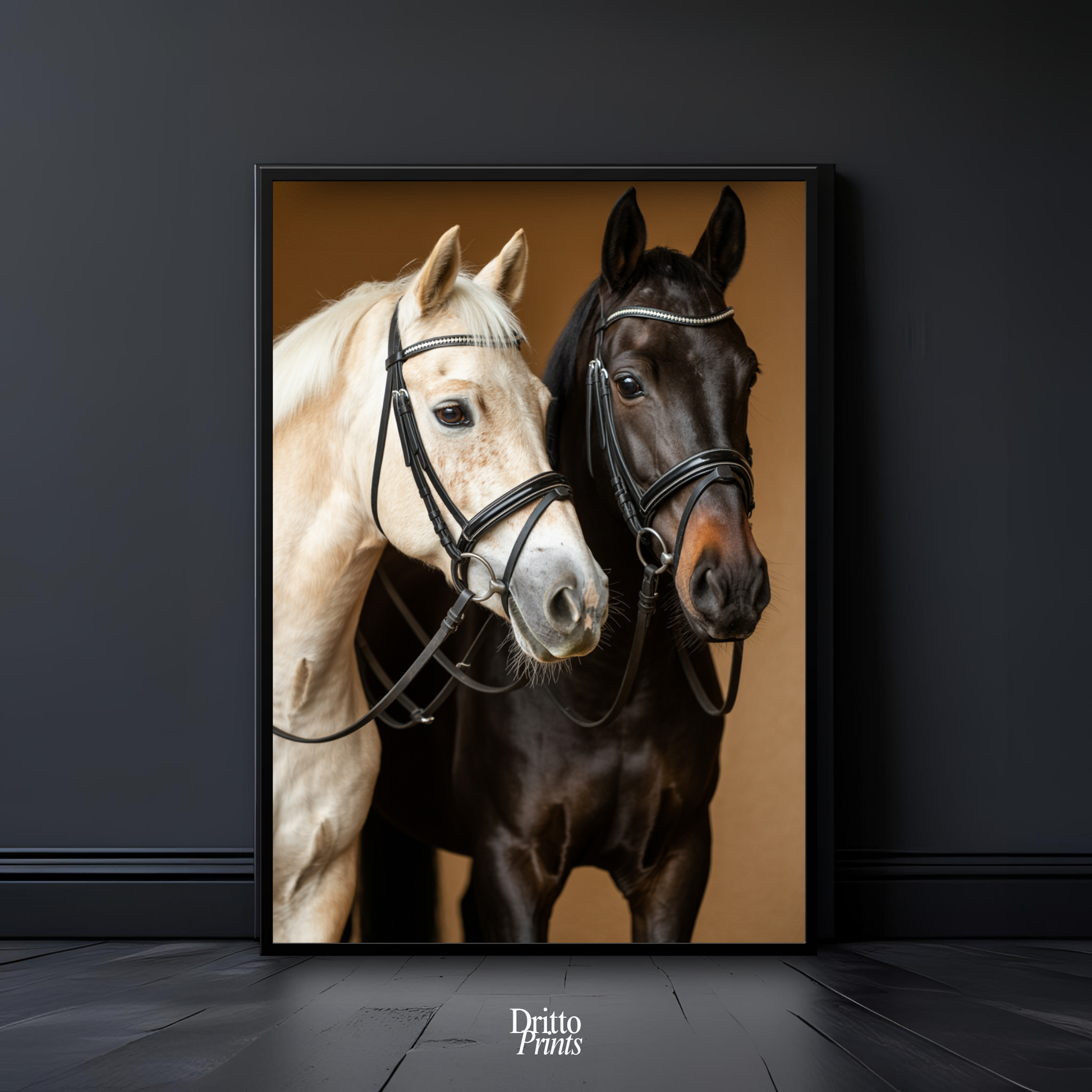 (FD22) Harmony in Contrast - Framed matte paper poster