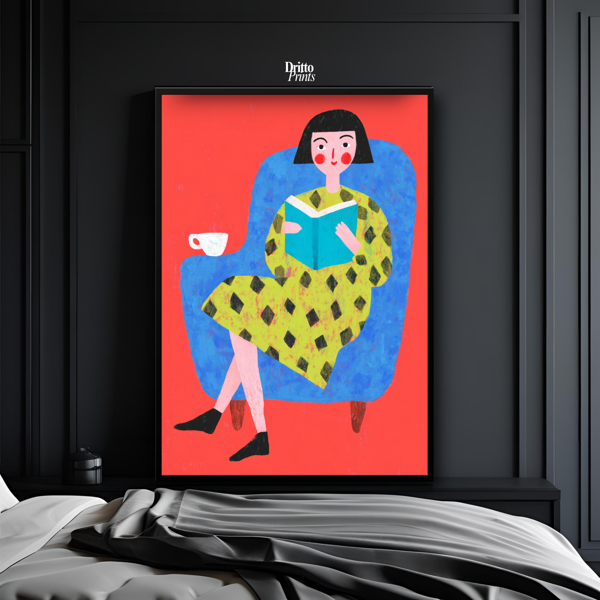 (FD46) A Moment with a Story - Framed matte paper poster