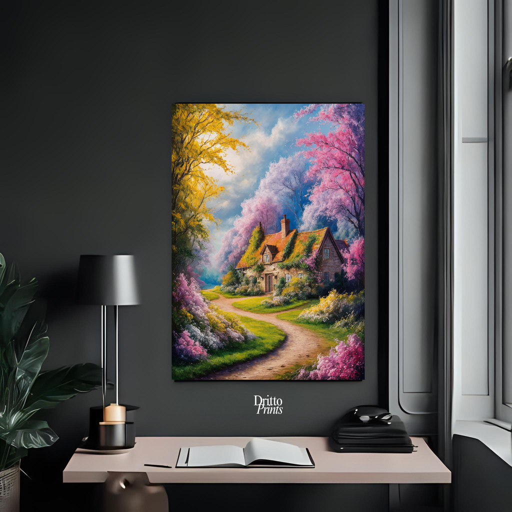 (CD2) Cottage in Bloom - Canvas