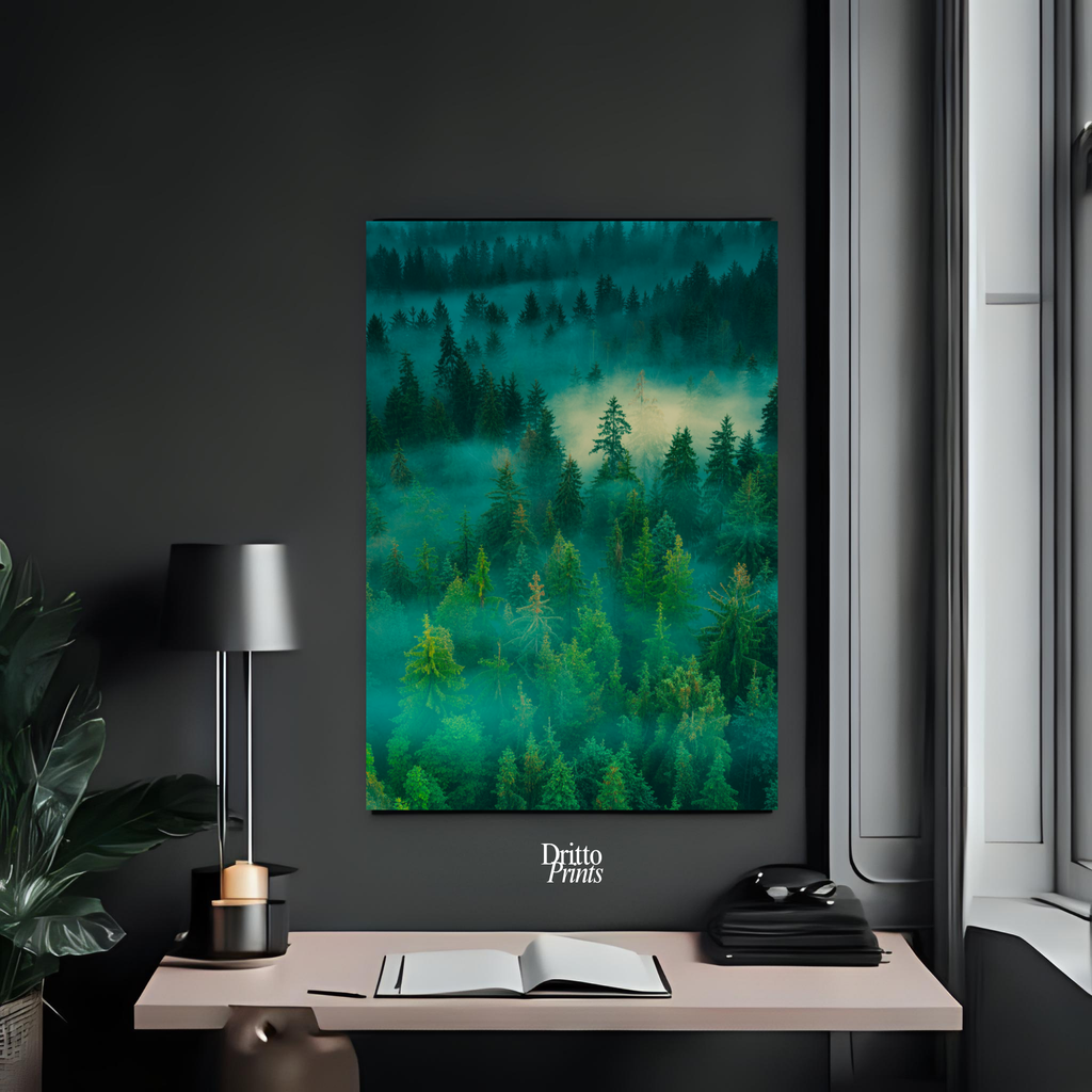 (CD4) Into the Morning Mist - Canvas