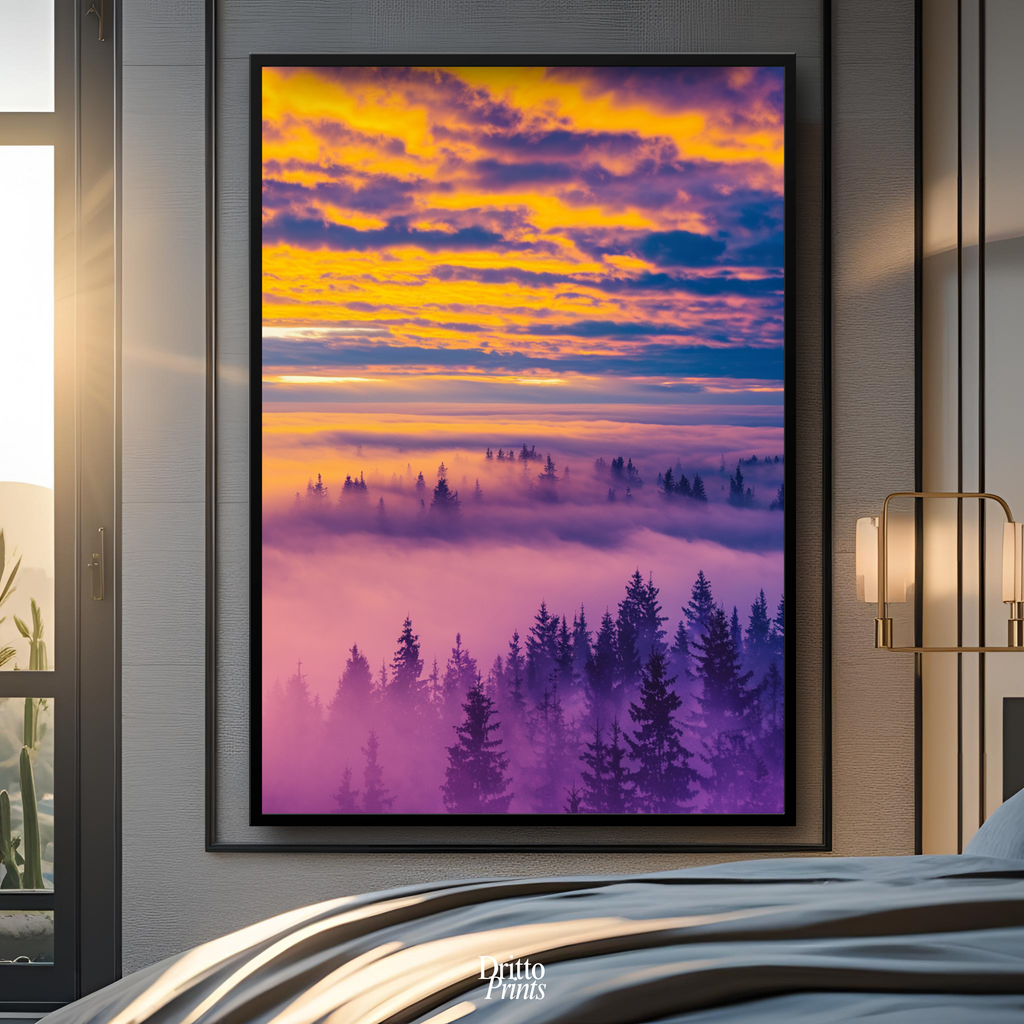 (FD13) Light Between Worlds - Framed matte paper poster