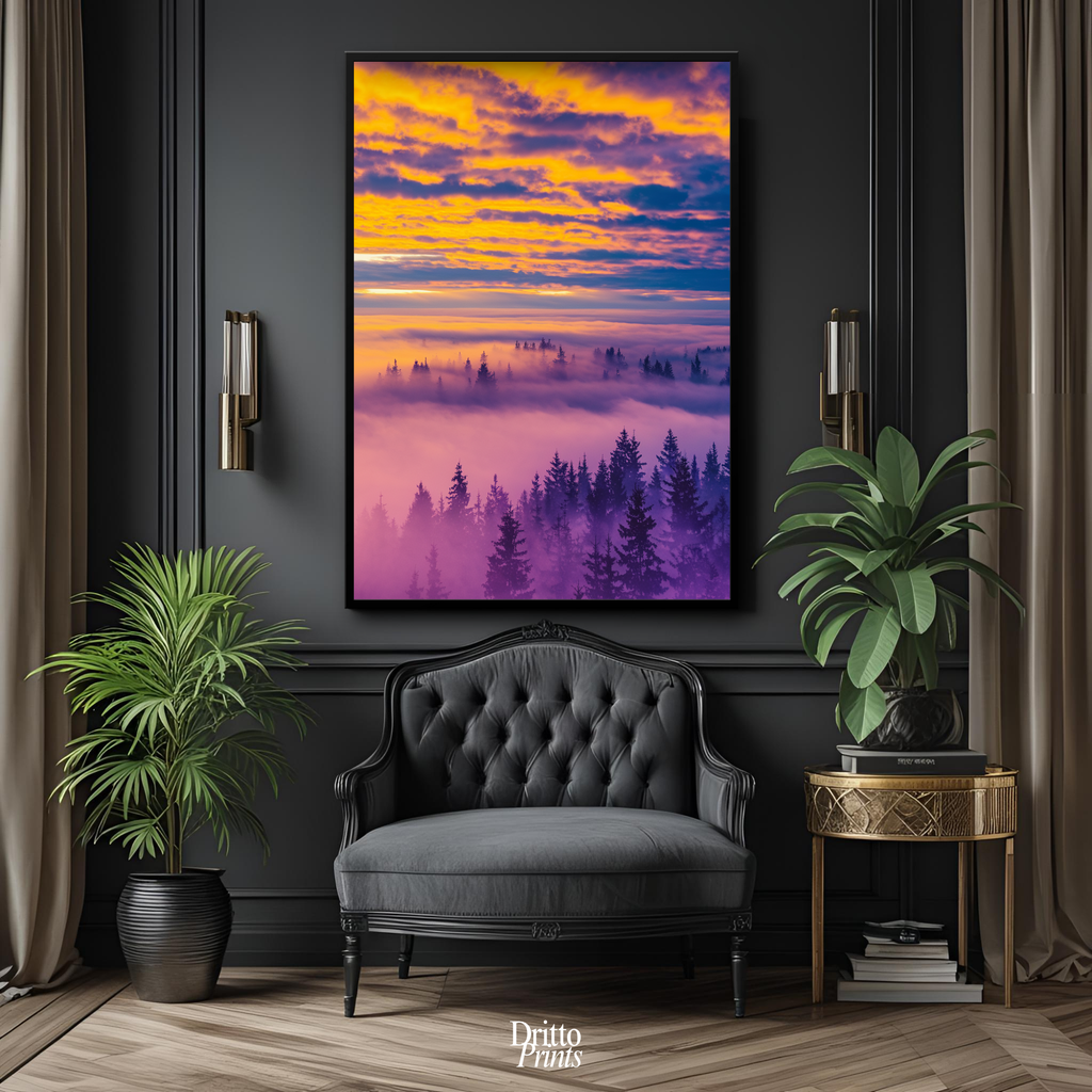 (FD13) Light Between Worlds - Framed matte paper poster