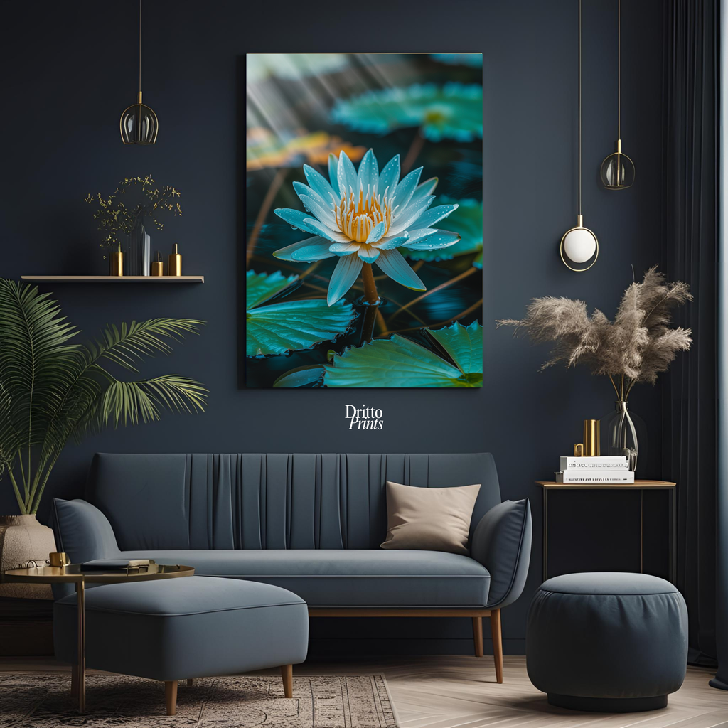 (CD5) Tranquil Water Lily - Canvas