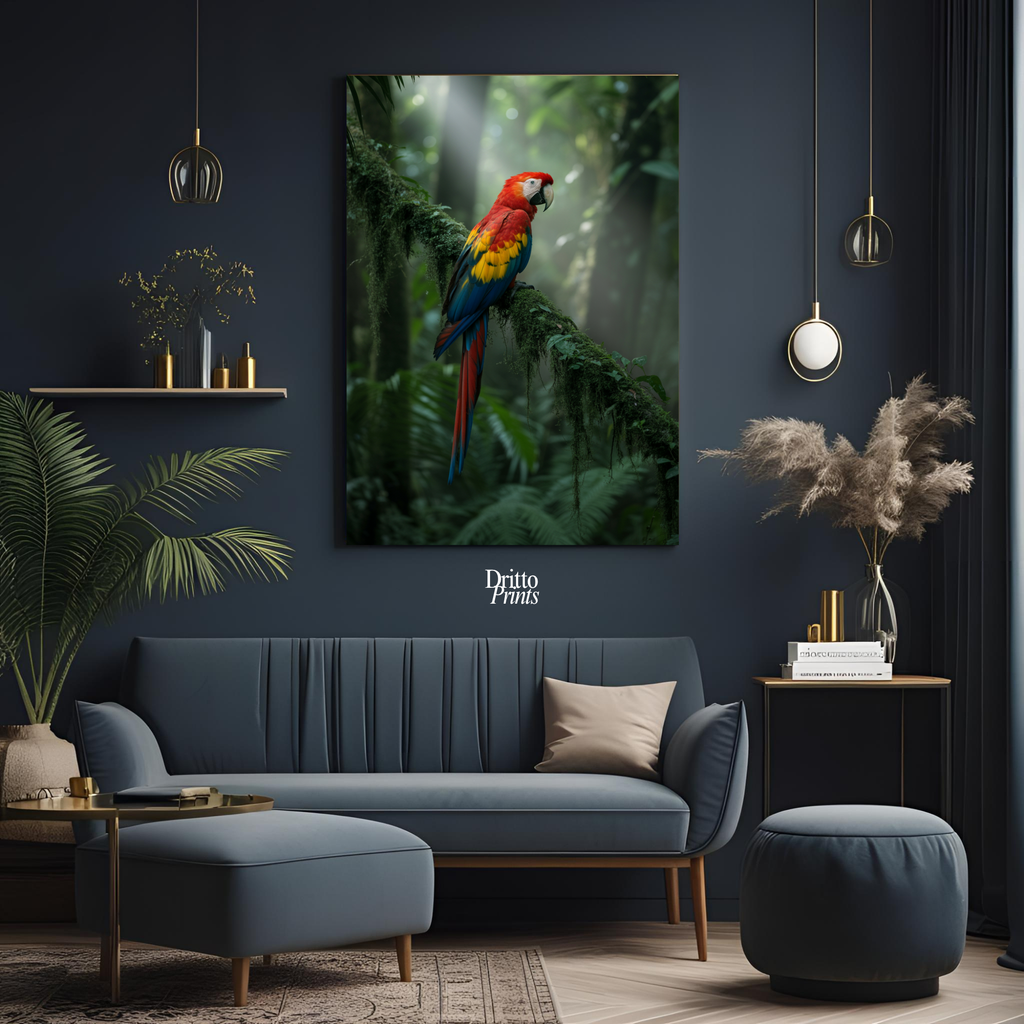 (CF1) Heart of the Rainforest - Framed canvas