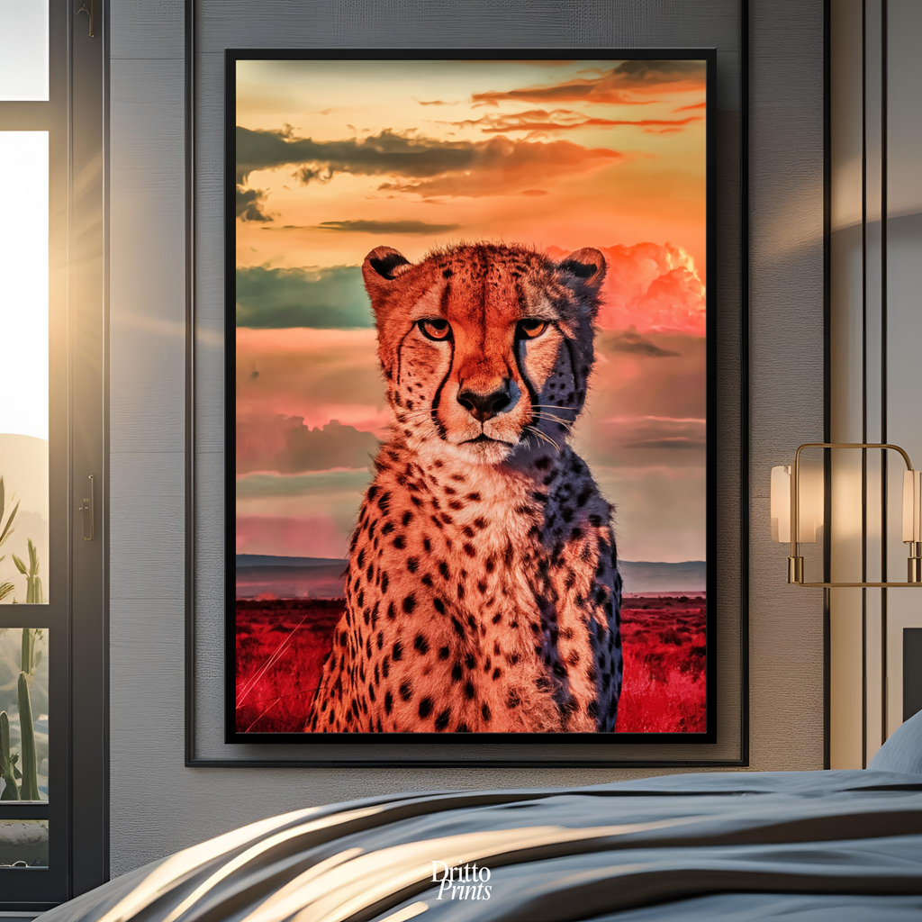 (FD12) Speed & Sky - Framed matte paper poster