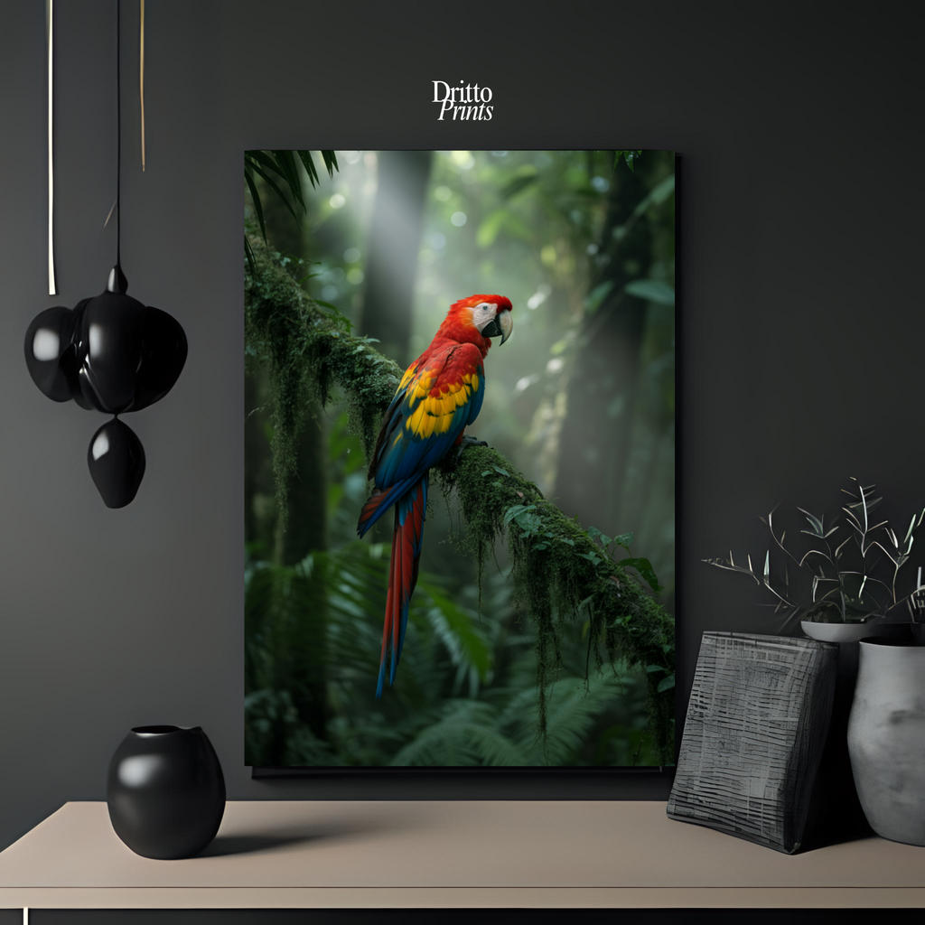 (CF1) Heart of the Rainforest - Framed canvas