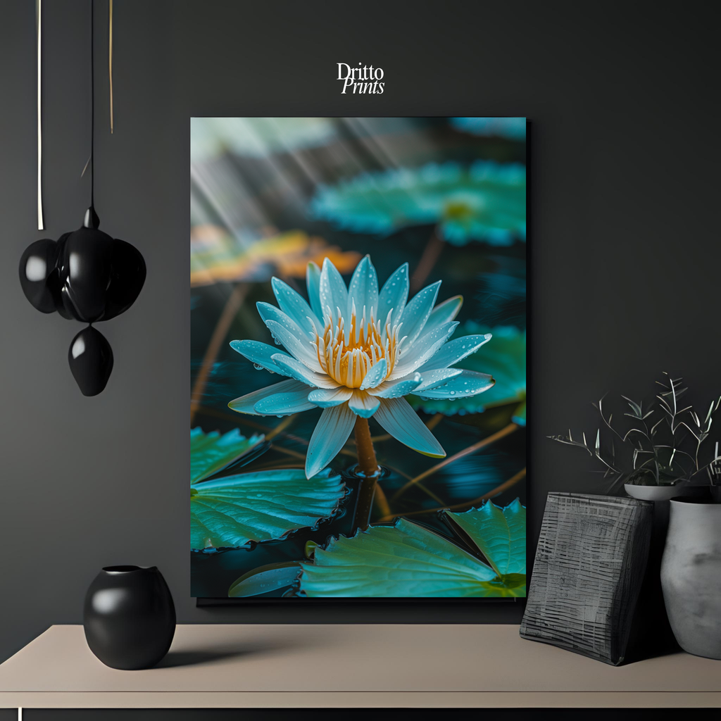 (CD5) Tranquil Water Lily - Canvas