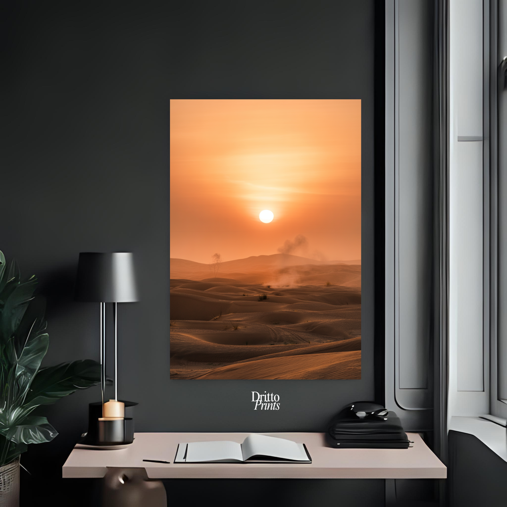 (PD18) Sunburnt Silence - Poster