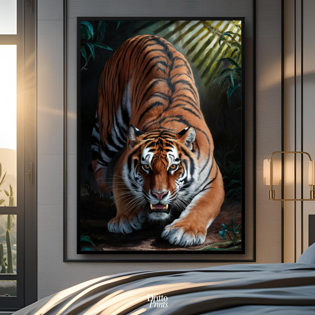 (FD11) Coiled Majesty - Framed matte paper poster