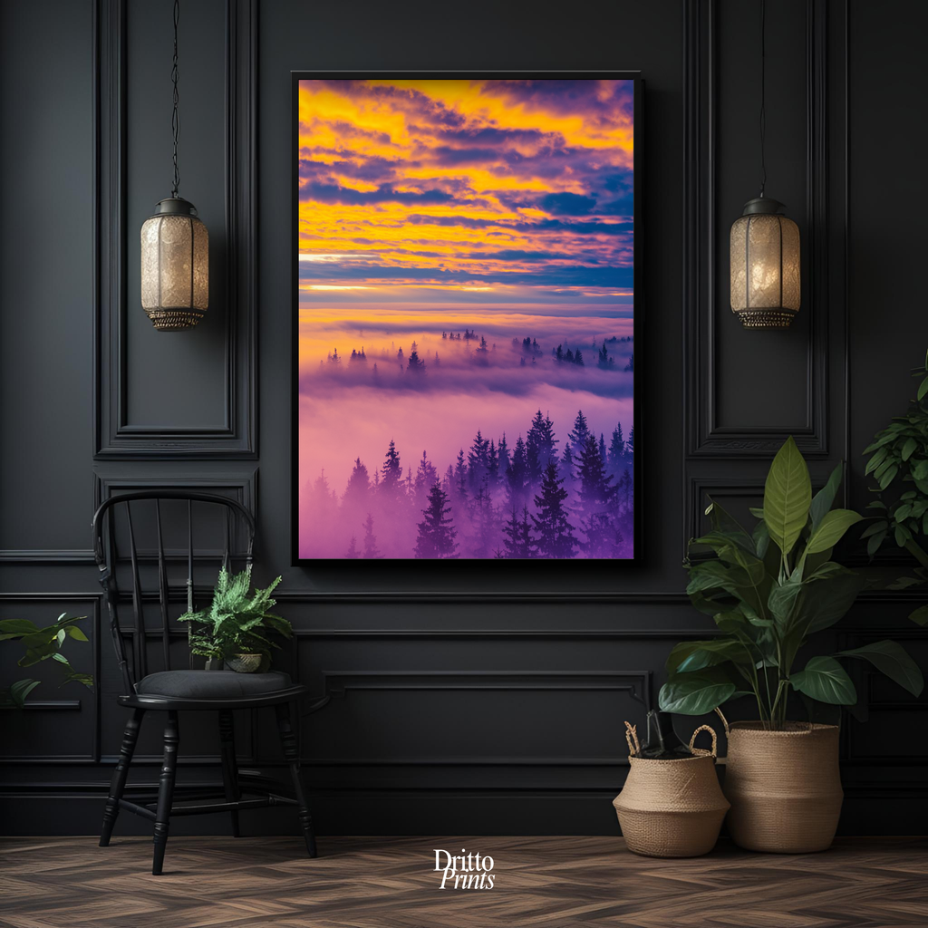 (FD13) Light Between Worlds - Framed matte paper poster