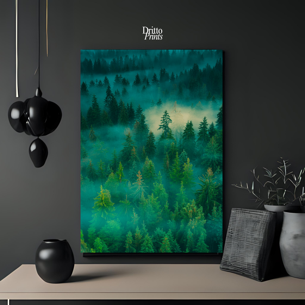 (CD4) Into the Morning Mist - Canvas