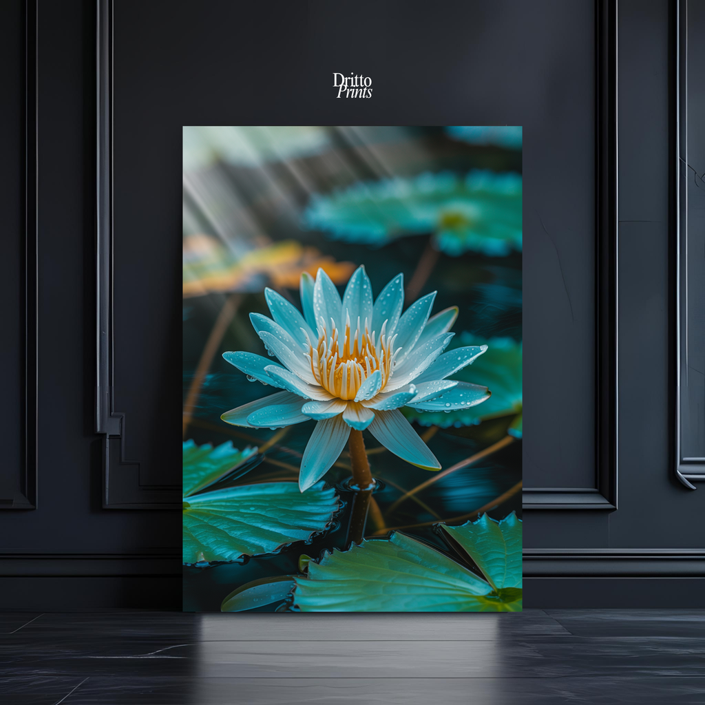 (CD5) Tranquil Water Lily - Canvas