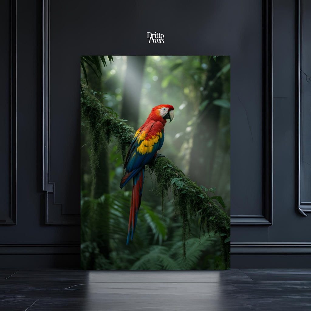 (CF1) Heart of the Rainforest - Framed canvas