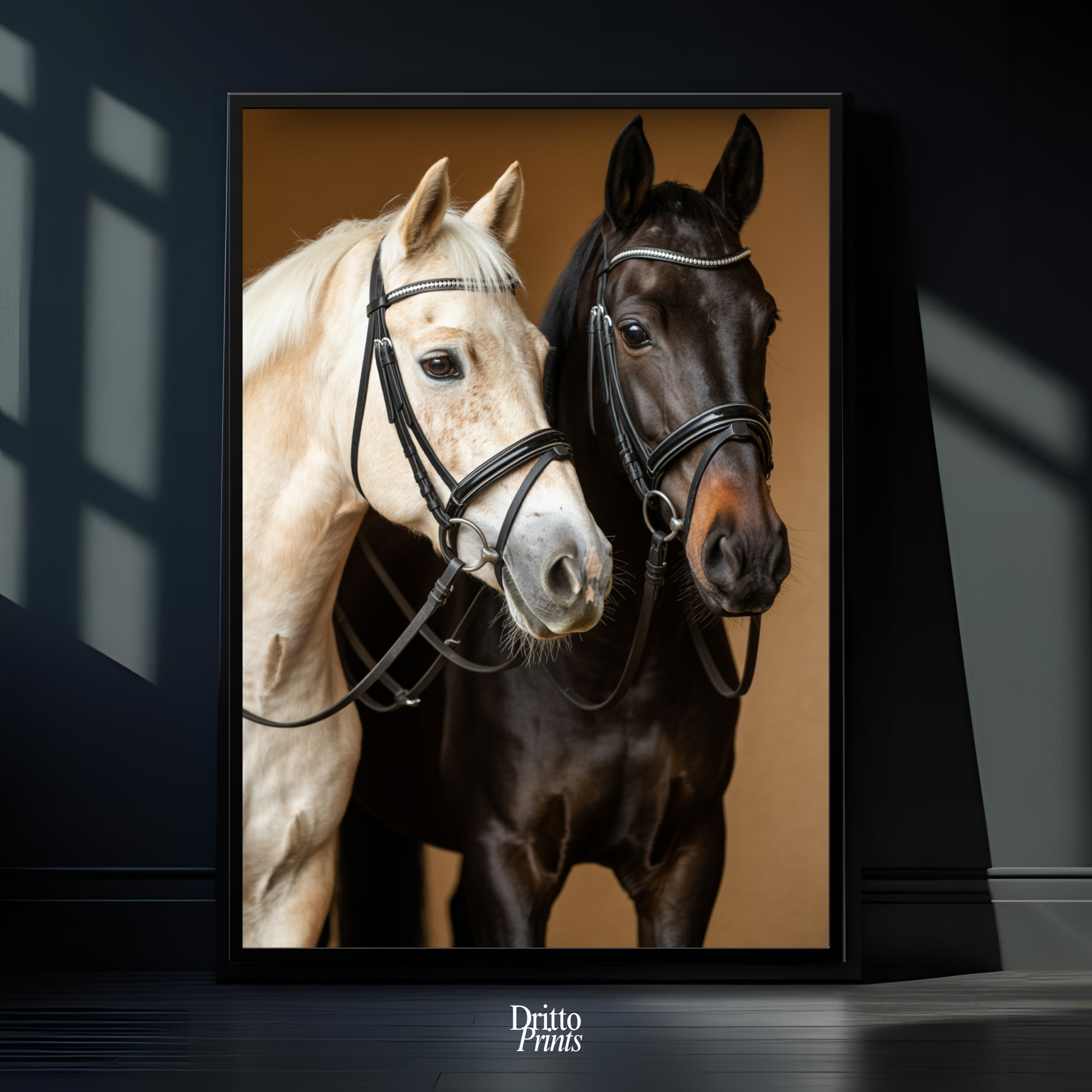 (FD22) Harmony in Contrast - Framed matte paper poster