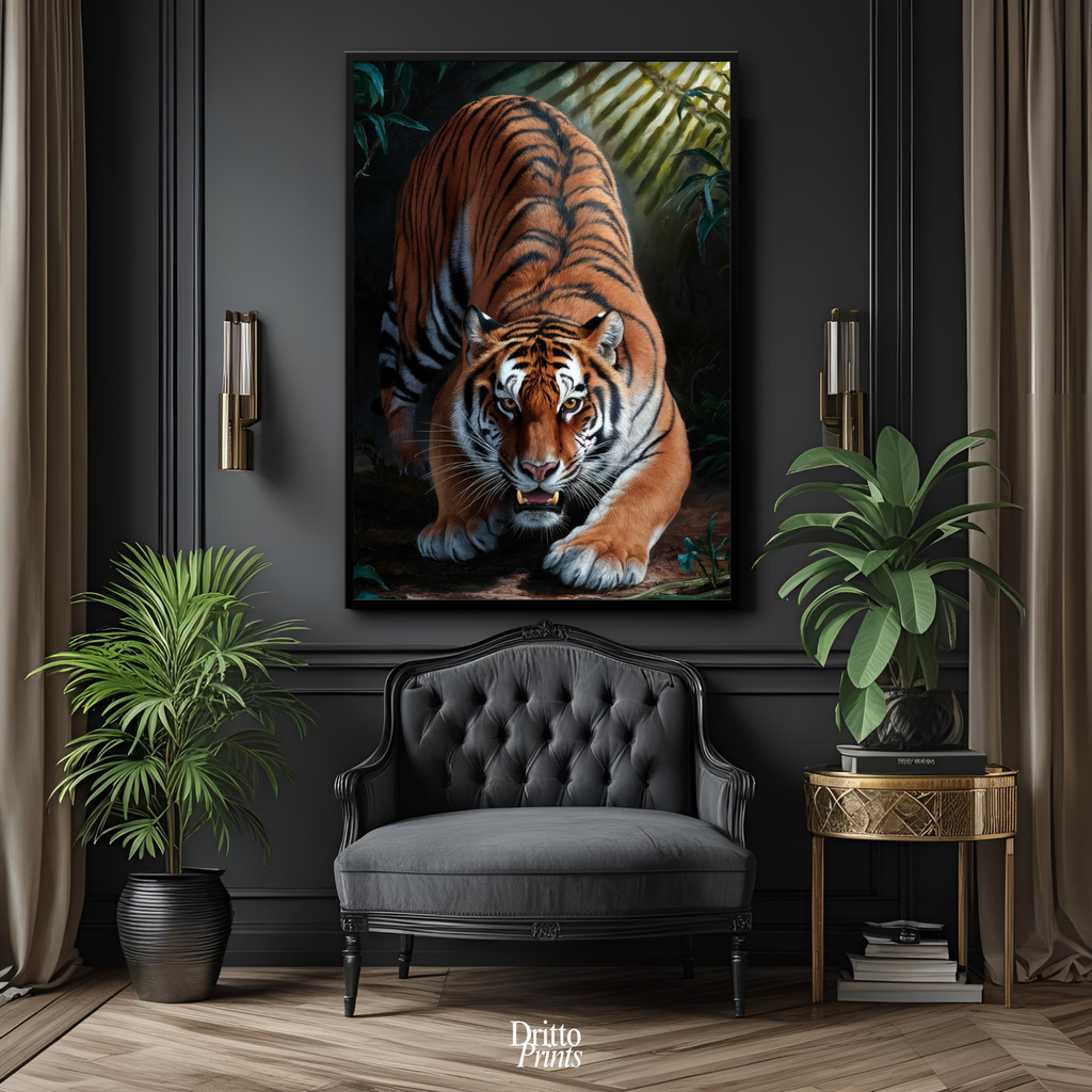 (FD11) Coiled Majesty - Framed matte paper poster