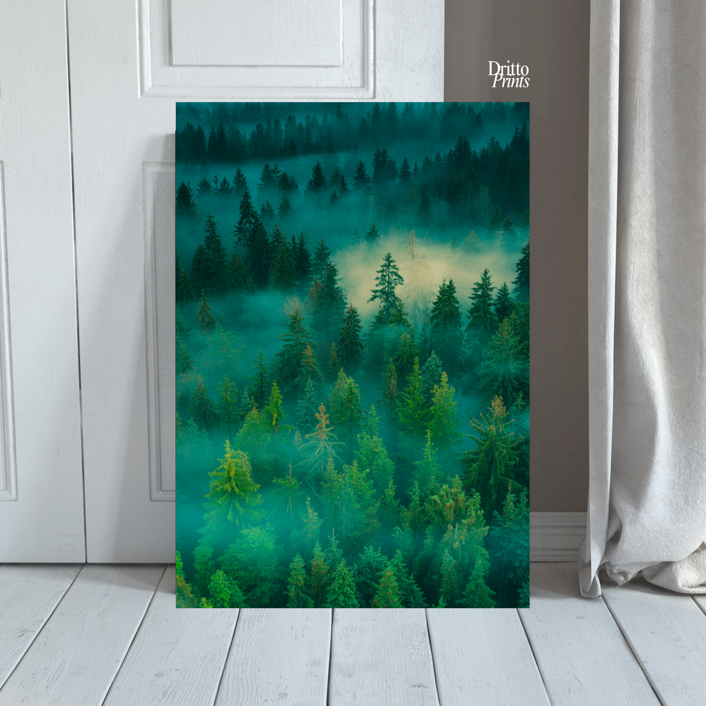 (CD4) Into the Morning Mist - Canvas