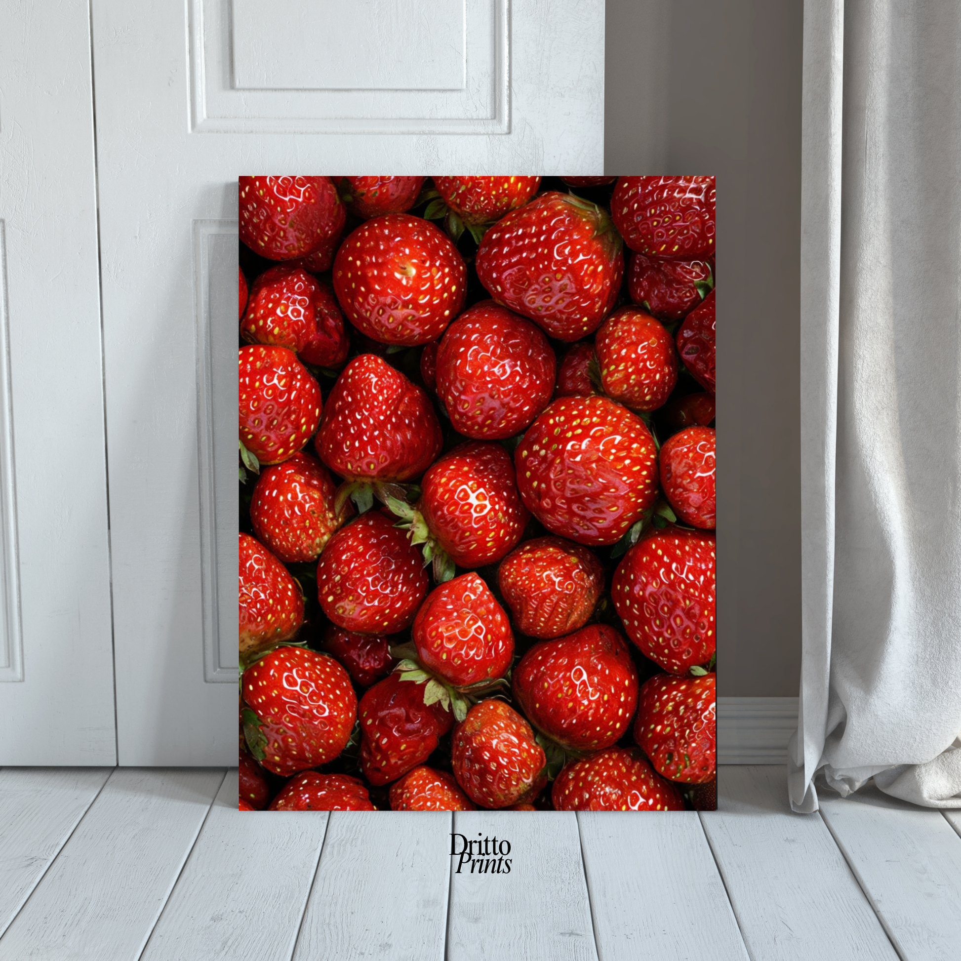 (PD5) The Strawberry Wall Taste of Summer - Poster