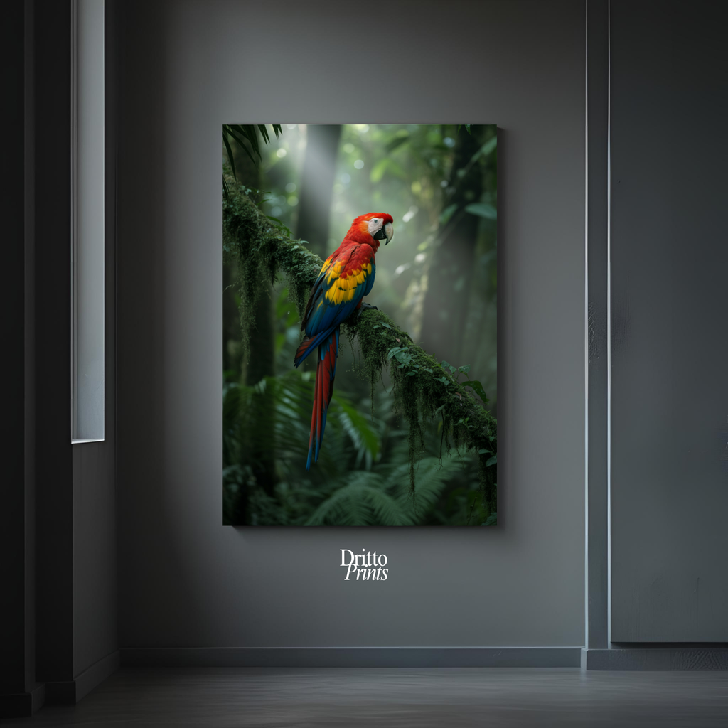 (CF1) Heart of the Rainforest - Framed canvas