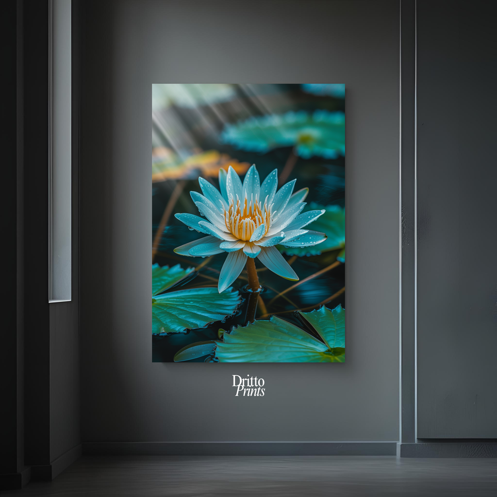 (CD5) Tranquil Water Lily - Canvas