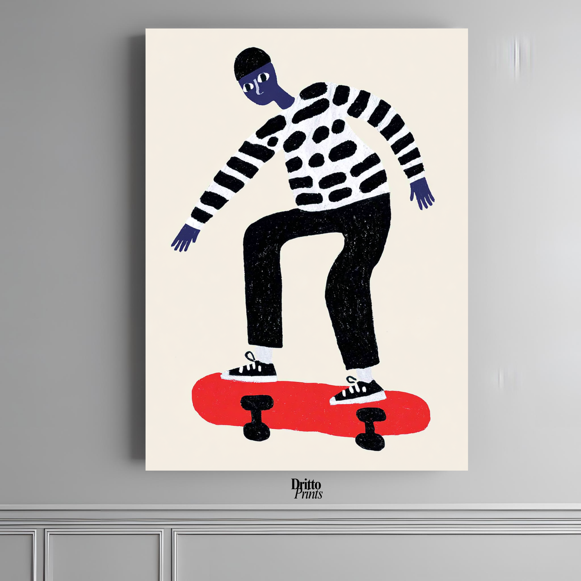 (PD40) Below the Board - Poster