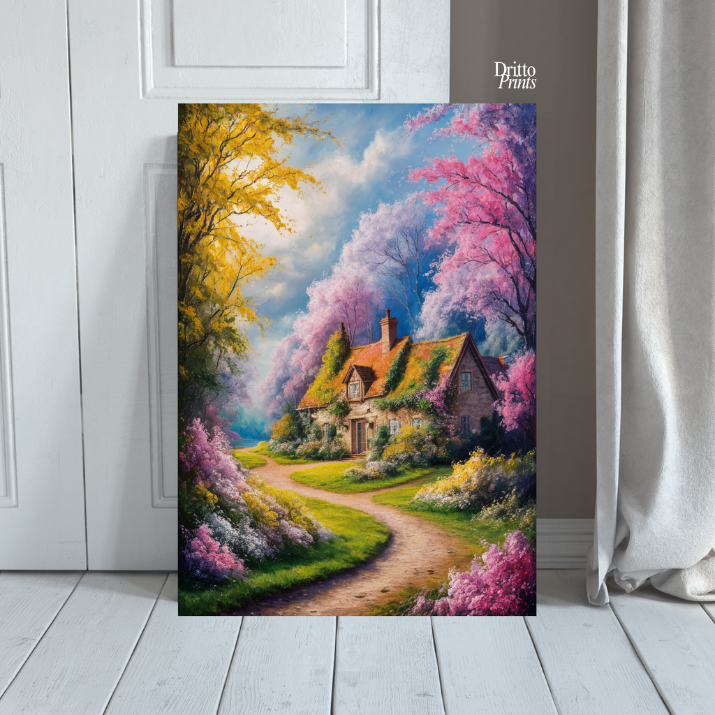 (CD2) Cottage in Bloom - Canvas