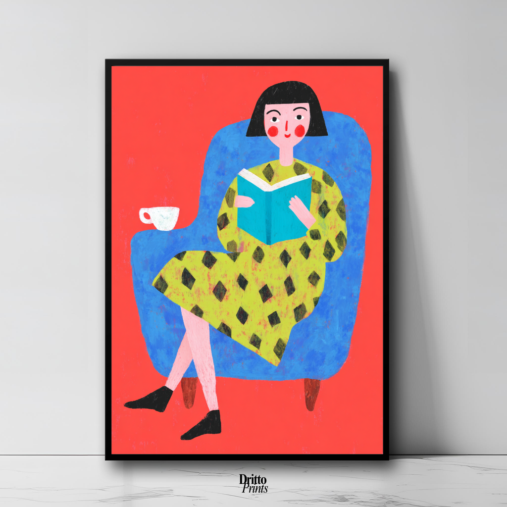 (FD46) A Moment with a Story - Framed matte paper poster