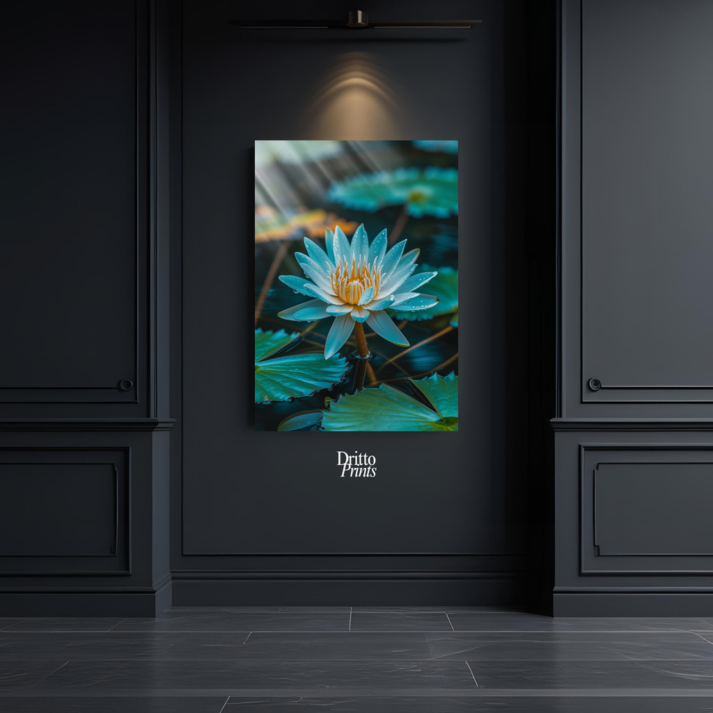 (CD5) Tranquil Water Lily - Canvas