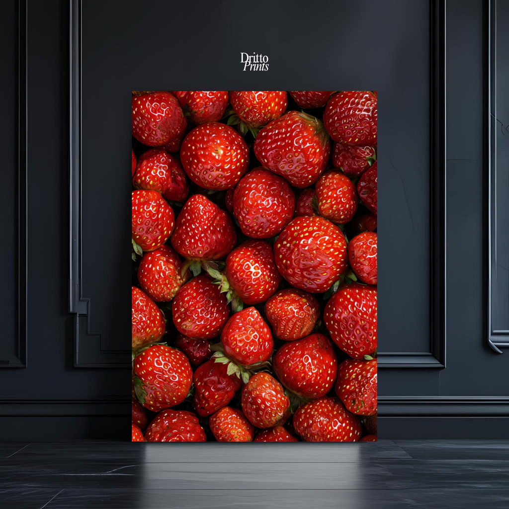 (PD5) The Strawberry Wall Taste of Summer - Poster