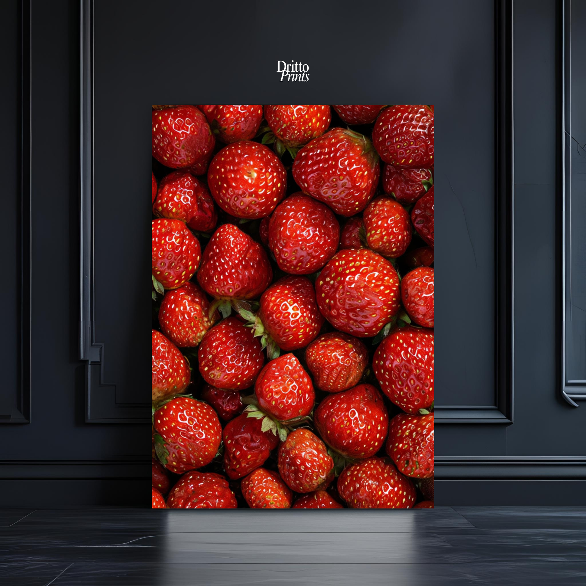 (PD5) The Strawberry Wall Taste of Summer - Poster
