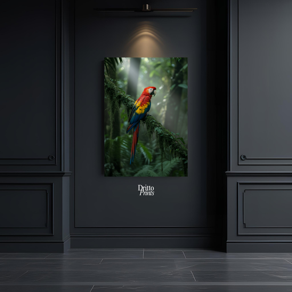 (CF1) Heart of the Rainforest - Framed canvas