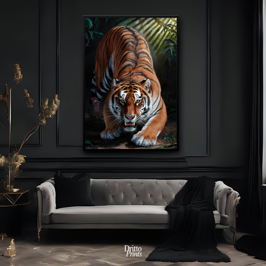 (FD11) Coiled Majesty - Framed matte paper poster