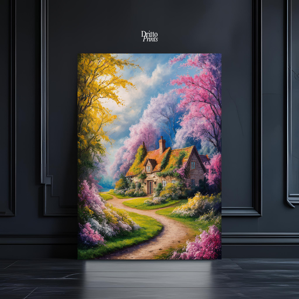 (CD2) Cottage in Bloom - Canvas