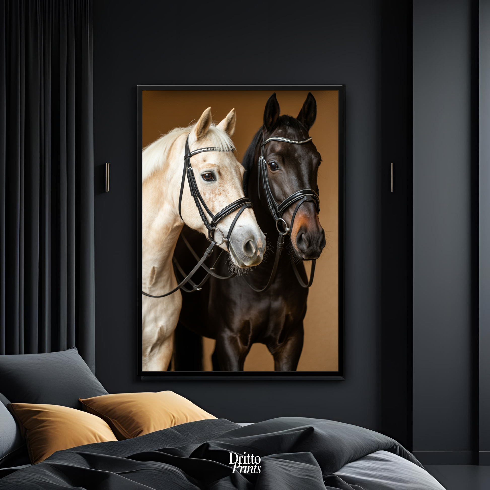 (FD22) Harmony in Contrast - Framed matte paper poster