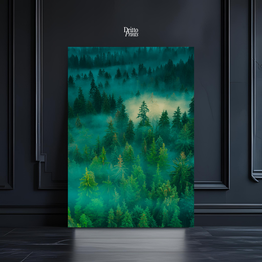 (CD4) Into the Morning Mist - Canvas
