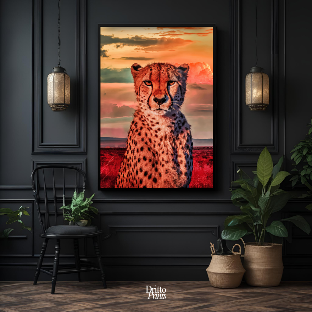 (FD12) Speed & Sky - Framed matte paper poster
