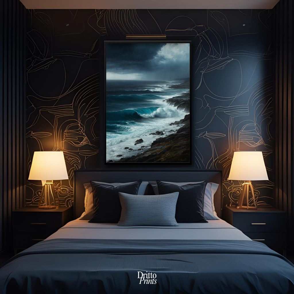(FD17) Where the Rain Begins - Framed matte paper poster
