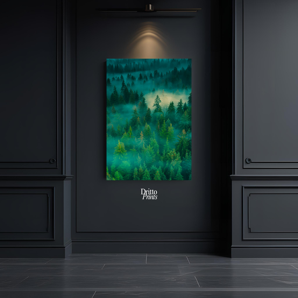 (CD4) Into the Morning Mist - Canvas