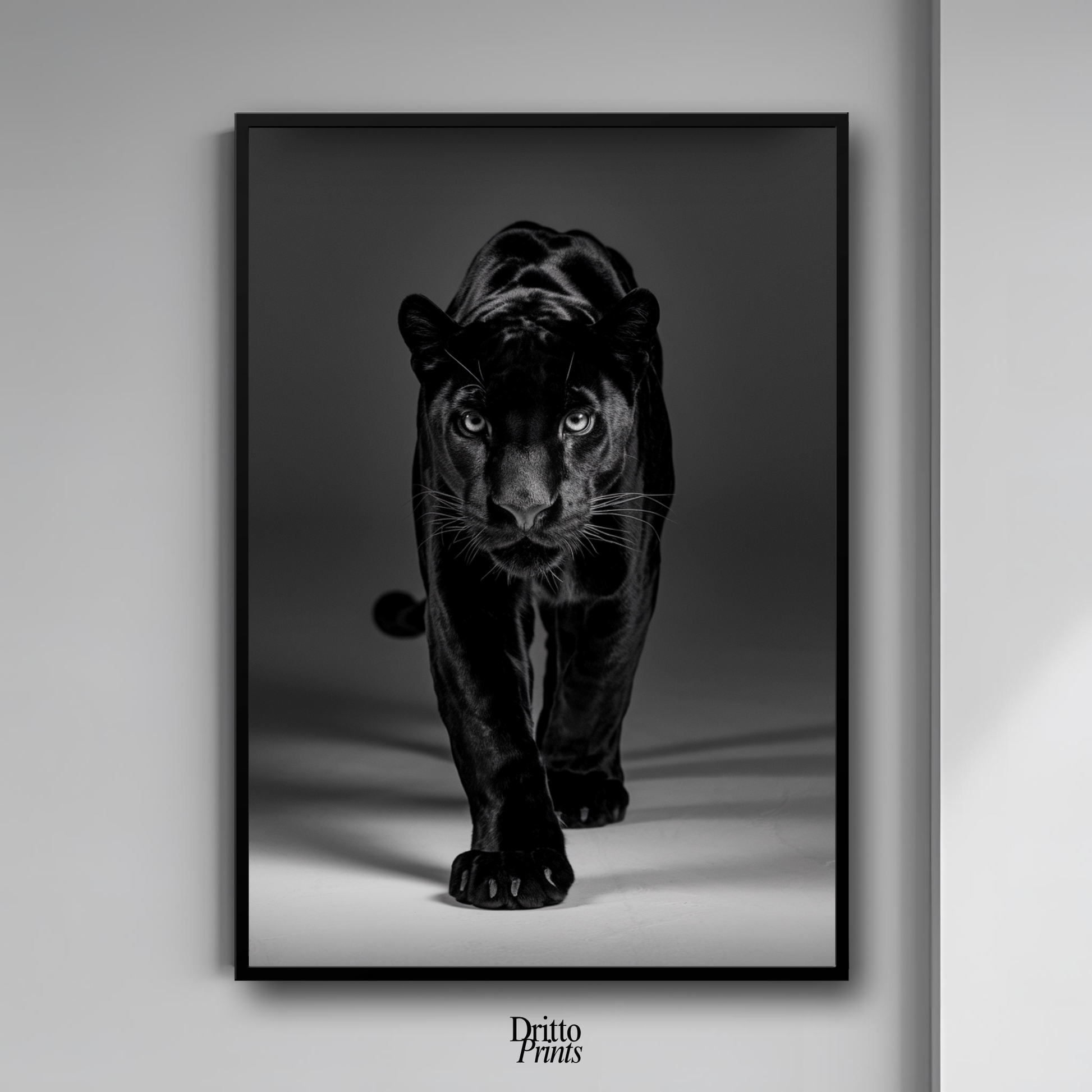 (FD7) Eyes of the Hunt - Framed matte paper poster
